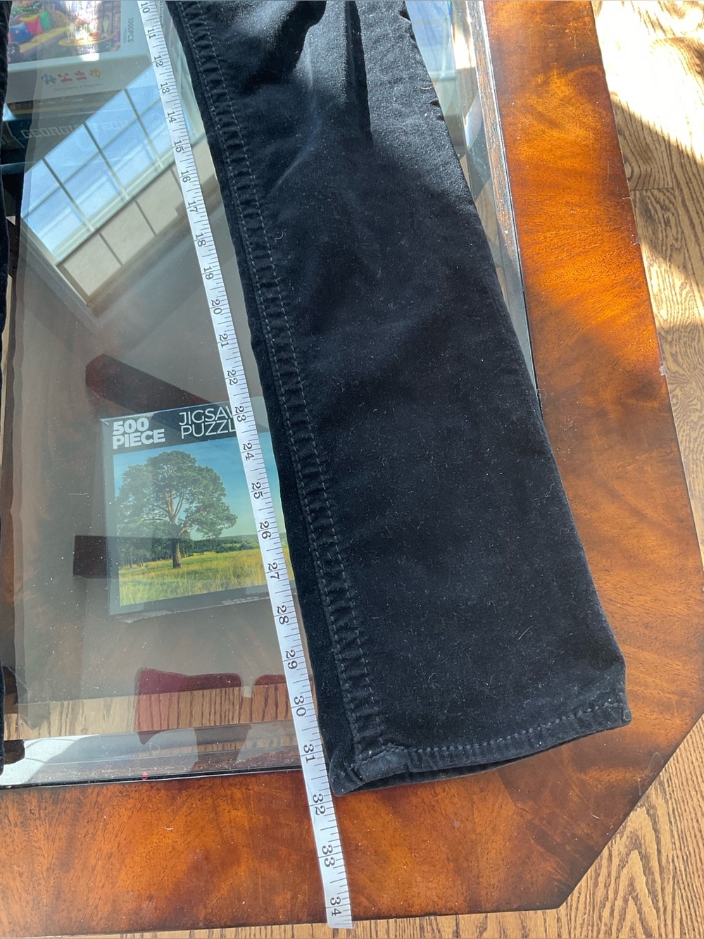 True Religion Women's Black Skinny Corduroy Jeans Y2K - Picture 6 of 9